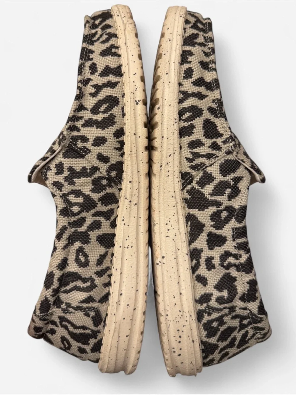 Hey Dude Wendy Leopard Print Slip-On Shoes | US 10